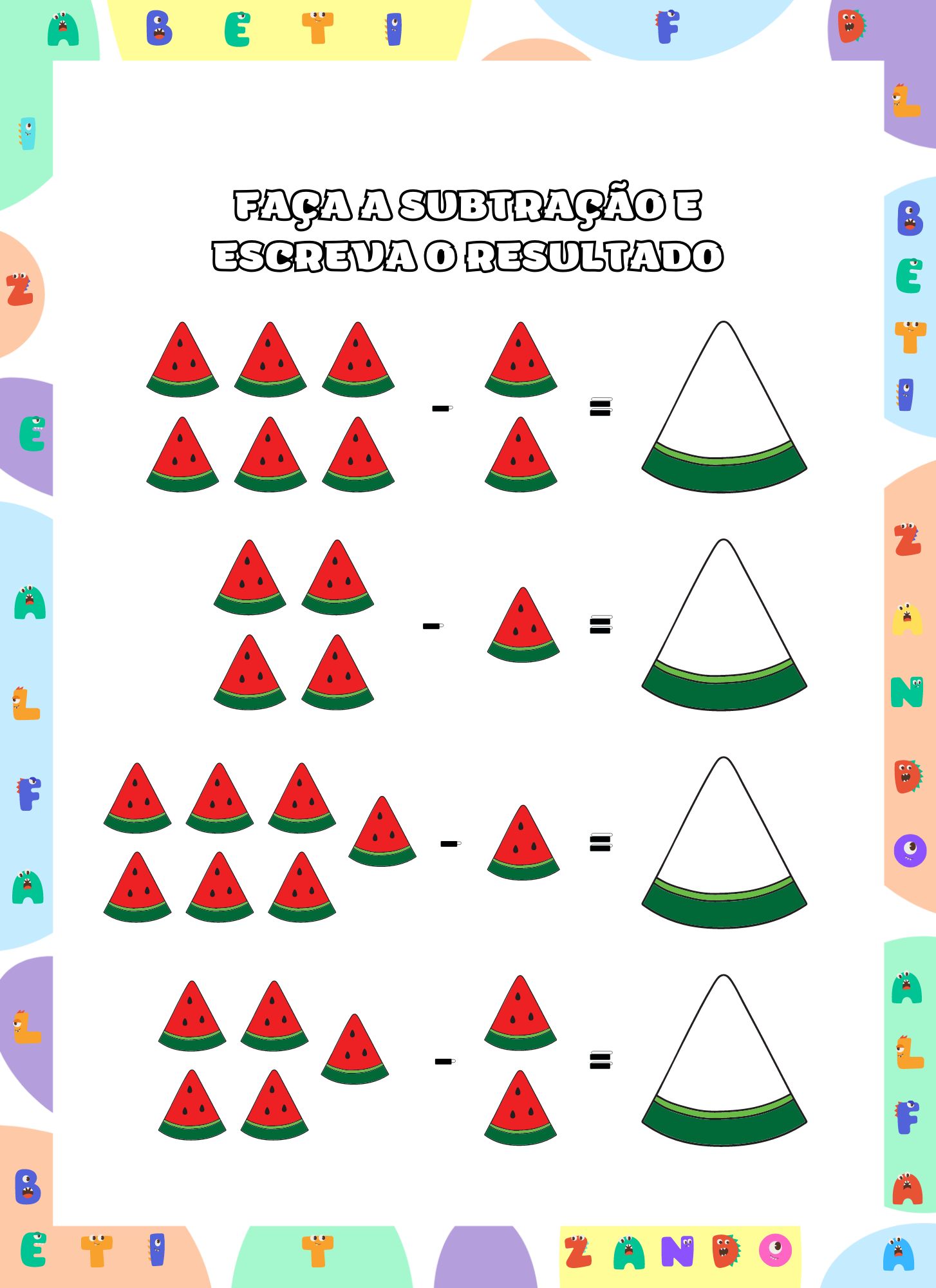 Jogo educativo de associação de imagens
